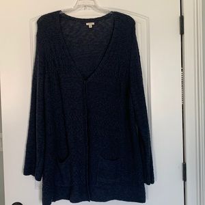 Long length cardigan